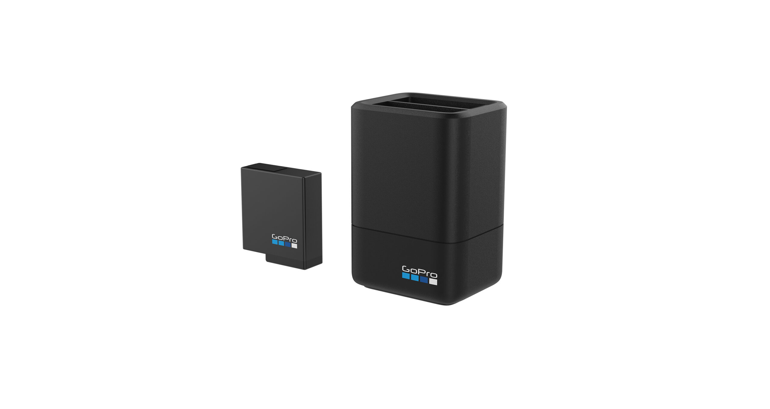 GoPro Dual Battery Charger + Battery (HERO8 Black / HERO7 Black / HERO6  Black) - Accessoire GoPro officiel 